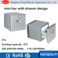 21L hotel mini bar refrigerator drawer cabinet